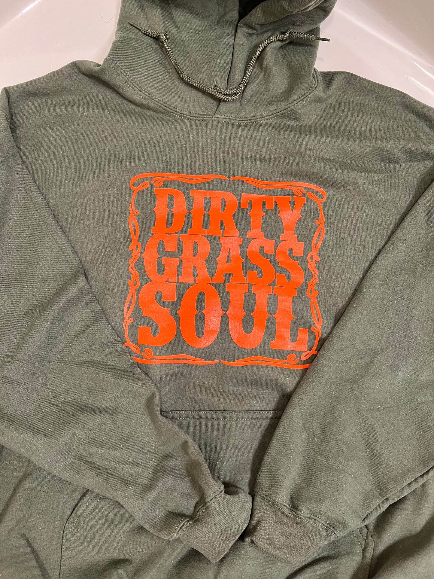 DGS Hunter Green Hooded Sweatshirt