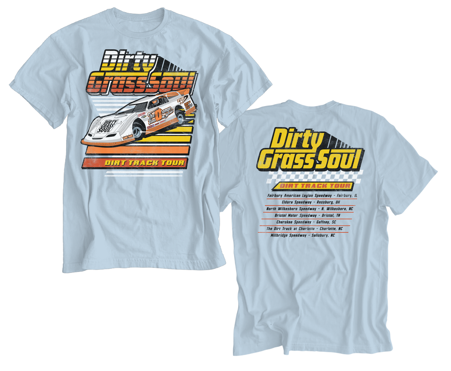 DGS "Dirt Track Tour" Retro T-Shirt